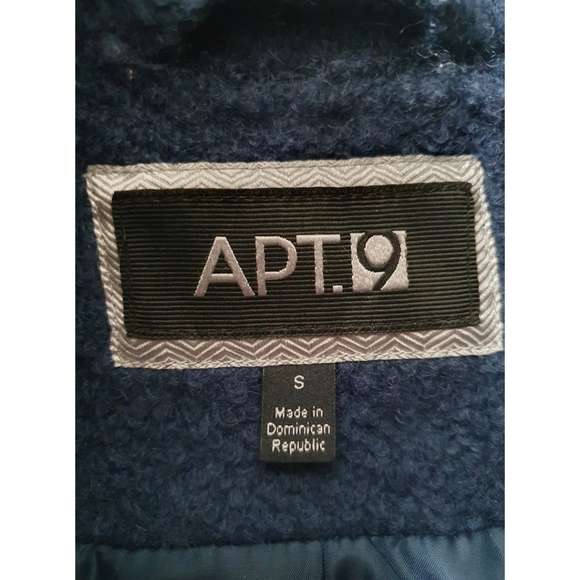 Apt.9  Double Breasted Winter Jacket, Oversized Pea Coat, Small - Picture 7 of 16